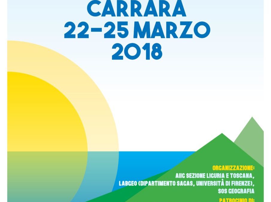 Conferenza: Alpi Apuane e Paesaggio alla Geofesta di Carrara – Sabato 24 marzo 2018