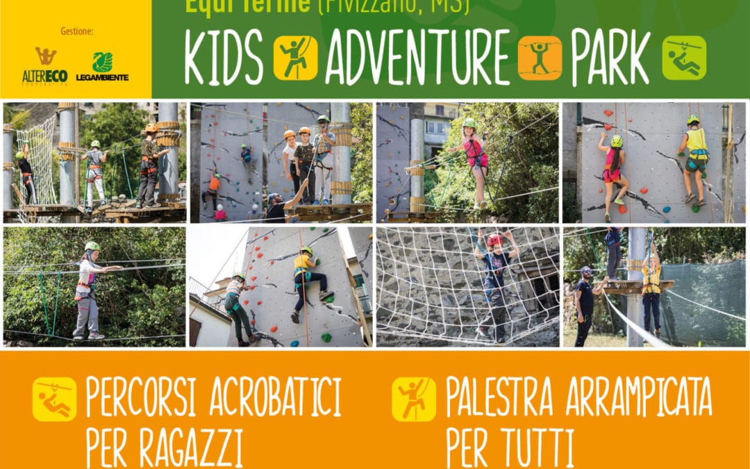 Aperto il nuovo Kids Adventure Park di Equi Terme