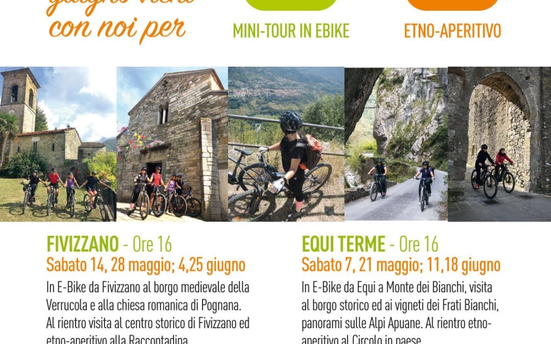 flyer mini-tour ebike fivizzano 2022