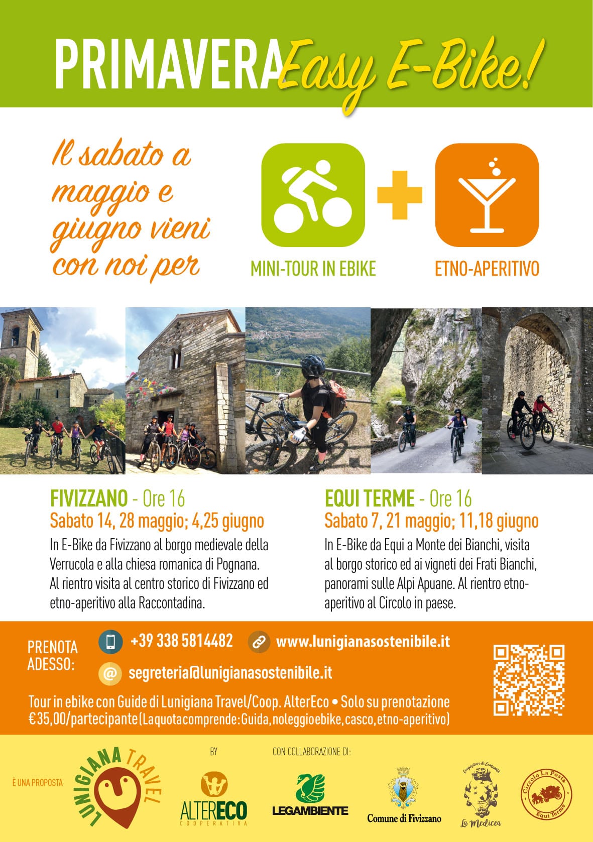 flyer mini-tour ebike fivizzano 2022