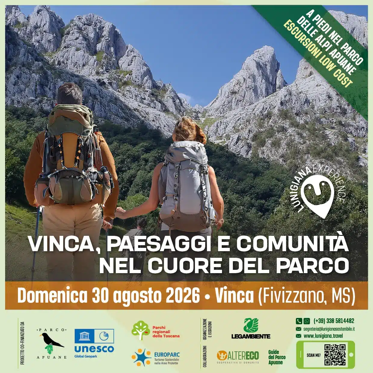 Vinca, paesaggi e comunità nel cuore del Parco delle Alpi Apuane